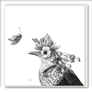 Klappkarte Novemberkönigin