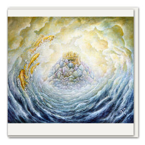 Klappkarte Poseidons Felsen