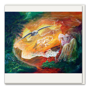 Klappkarte Verstorbene in der Astralebene