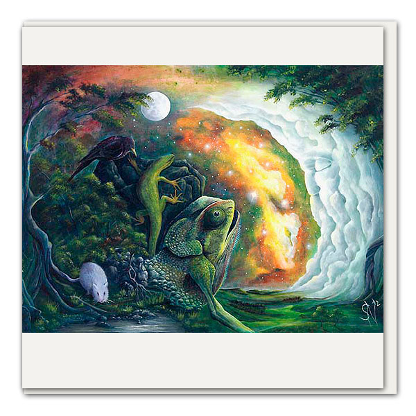 Klappkarte Vollmondmagie