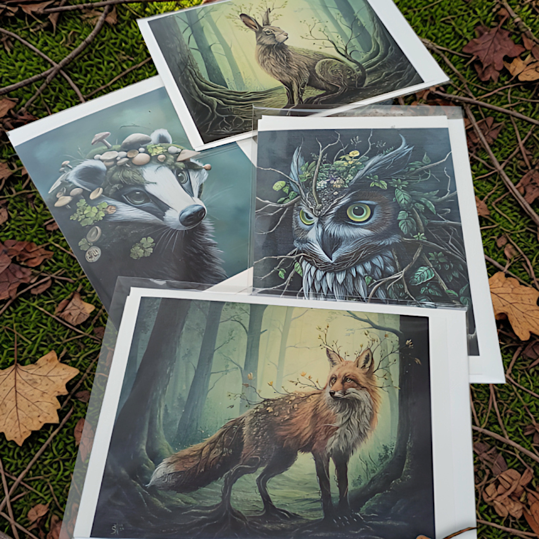 Klappkarte Wurzelfuchs – Bild 3