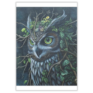 Klappkarte Astkauz