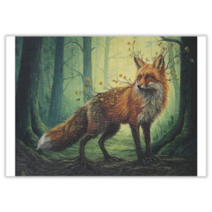 Klappkarte Wurzelfuchs