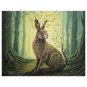 Wurzelhase (limitierter Kunstdruck)